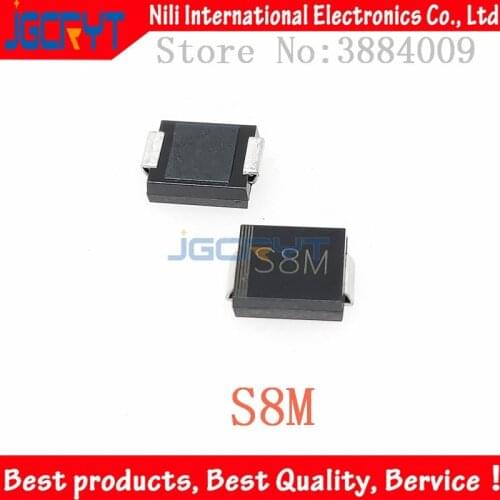 5 unids/lote MCC Patch rectifier diode S8A S8B S8D S8G S8JC S8K S8M SMC/DO-214AB