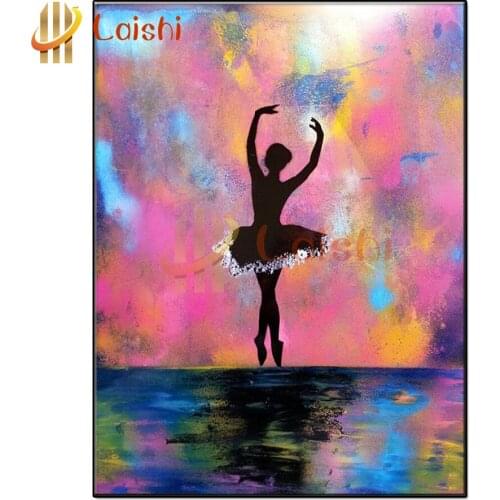 5D diamond painting cross stitch Abstract dancing woman DIY craft square drill full diamond embroidery mosaic beads decoration