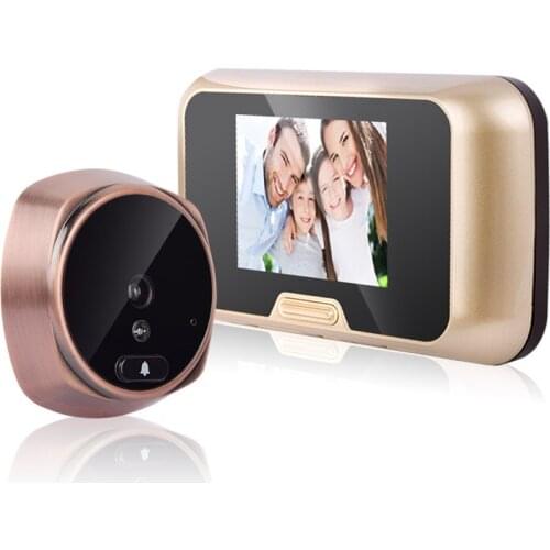 Free Shipping 3.0 inch TFT LCD Digital Viewer Door camera Peephole Door Viewer Video Recorder Night vision with best price