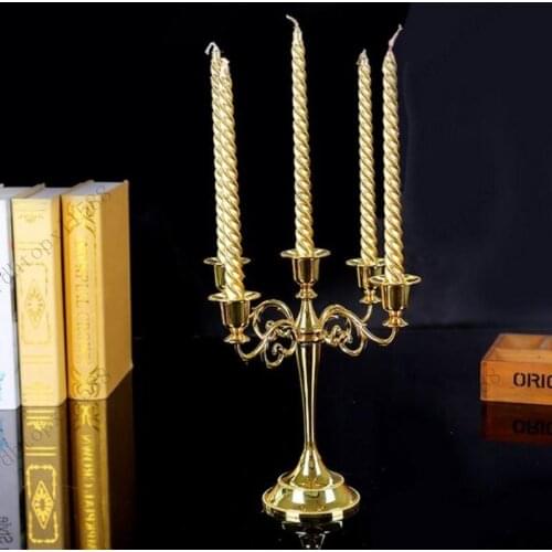Free shipping High Quality Candle Holder 5-arms/3-arms Candle Stand Wedding Candlestick Candelabra Wedding Centerpiece Decor Cra