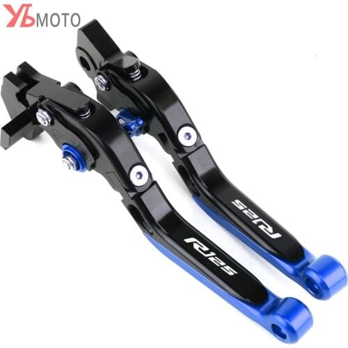 CNC Adjustable Foldable Motorbike Brakes Clutch Levers LOGO For Yamaha YZF R125 YZF-R125 YZF R 125 2008-2013 2012 2011 2010 2009