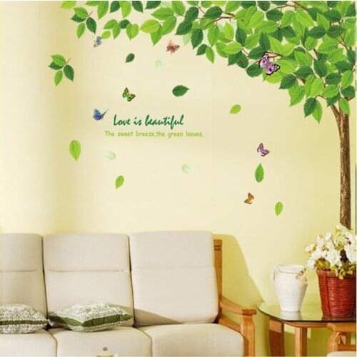DIY 200*250cm Large Family Trees Living Room Decoration 3d Wall Art Wall Sticker Flower Nature Wall Posters Murals