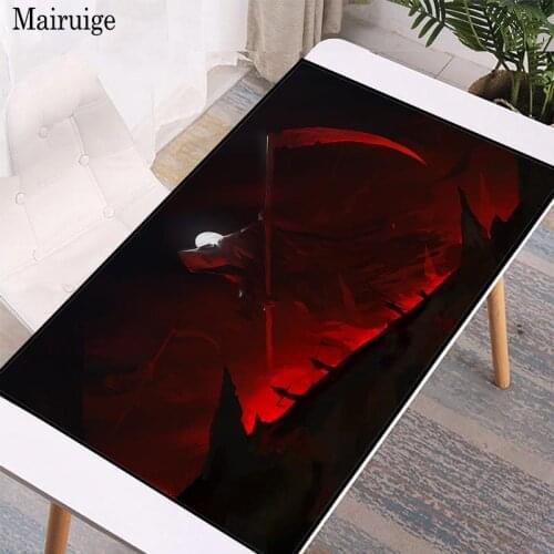 Grim Reaper Pattern Gaming Mouse Pad Creative INS Large Game Computer Keyboard Office Long Table Mat XXL Locking Edge Desk Mat