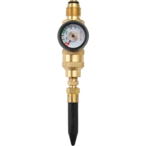 Helium Tank Latex Balloon Inflator Regulator With Gauge For G5/8 Tank Valves