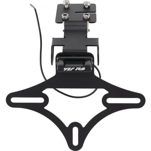 Motorcycle License Plate Holder Tail Tidy for Yamaha YZF R6 YZF-R6 2017 2018 Led Light Fender Eliminator