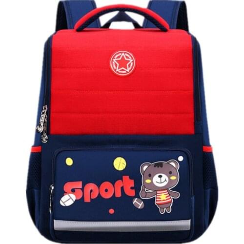 Children Orthopedic Backpack Grade 1-3-6 kids Large Capacity Bookbag New Fashion Cartoon Bear School Bags For Girls Boys Mochila