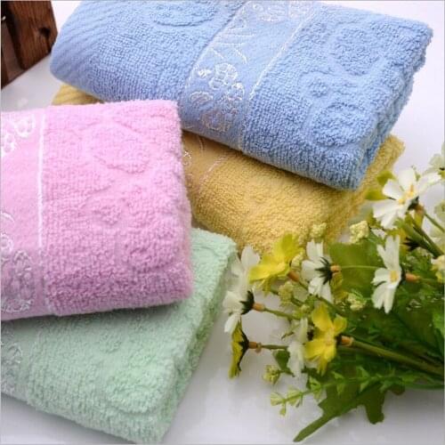 100% Cotton Hand Towels 500GMS Cloth Softer Wash Cloths 74cm*33cm