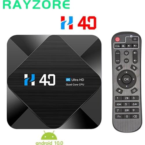 H40 Smart TV Box Android 10.0 4GB RAM 32GB 64GB ROM 2.4G 5G WiFi Bluetooth Media Player 2G 16G 4K HD Set Top Box Youtube
