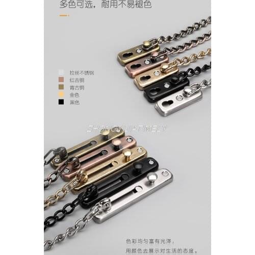 Anti-theft chain,door chain anti-theft buckle,safety chain bolt, chain lock,door hotel pull buckle,hardware accessories