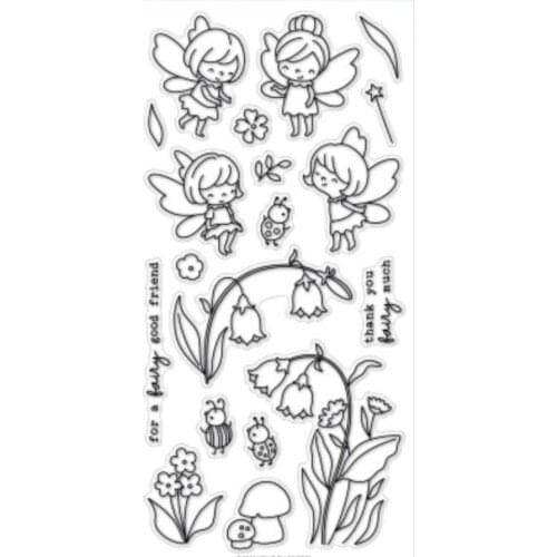 Fairy transparent Clear Stamps seal Scrapbook Paper Craft Clear stamp scrapbooking X0503