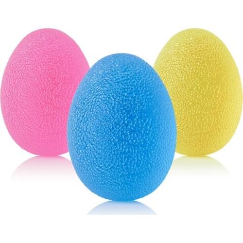 Silicone Egg Massage Hand Expander Gripper Strengths Stress Relief Power Ball Forearm Finger Exercise Fitness Training Equipment