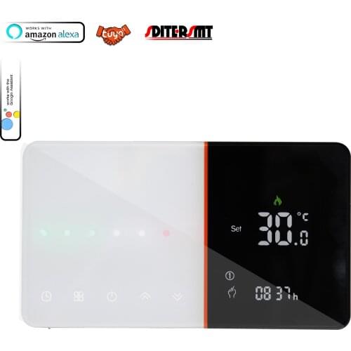 24V 220V RS485/WIFI Thermostat Heating Dual Sensor for Residential HVAC System Automatically Obtains Temperature Humidity PM2.5