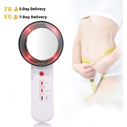 Ultrasonic Body Slimming Massager 3 in 1 Ultrasound Cavitation EMS Fat Burner Galvanic Infrared Ultrasonic Therapy DropShipping
