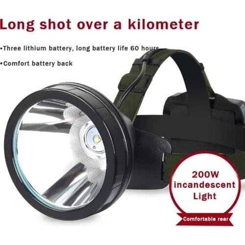 Bright CREE T6 10W LED Headlamp for Hunting Fishing Hiking Camping Outdoor LED Headlight Rechargeable Lithium batteries Torch