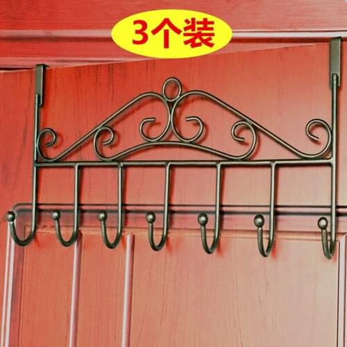 Back-Mounted 4cm Door Frame Clothes Rack Door Rear Hook Door Hanging Door Seam Metal Coat and Cap Wooden Door Kitchen Mute Free
