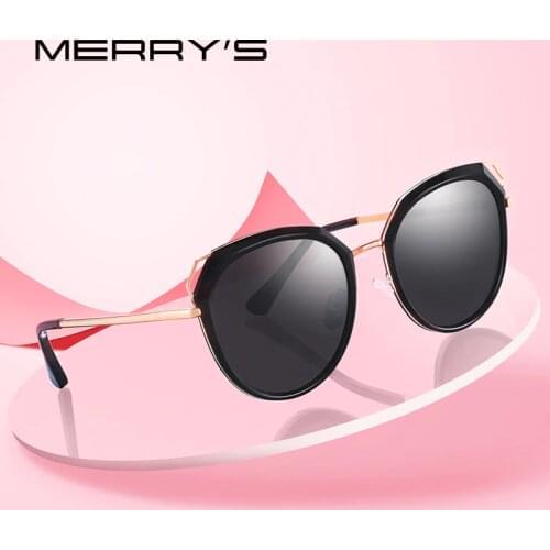 MERRYS Women Vintage Retro Cat Eye HD Polarized Sunglasses Ladies Trending Sun glasses UV400 Protection S6270