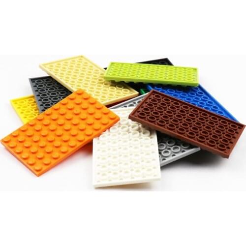 10pcs Classic Educational Creator Model Bulk DIY Building Blocks Baseplate 6X10 Dots Compatible 3033 Boys MOC Technic Blocks