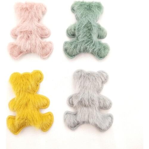 10Pcs/Lot Cartoon Plush Accessories Diy Headdress Materials Bear Hair Accessories Accessories Clothing Accessories
