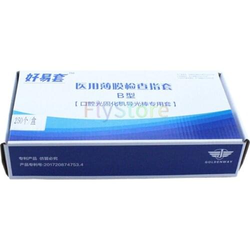 250Pcs/package Dental Disposable Plastic Sleeves Covers Protective for dental curing light