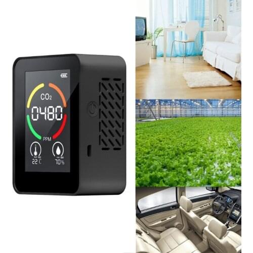 3 in1 CO2 Meter Digital Temperature Humidity Sensor Tester Air Quality Monitor Carbon Dioxide Detector Infrared Sensor