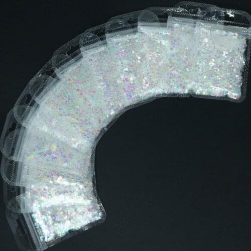 5 g of 1 Bag Rabbit Star Moon Butterfly Triangle Round Flakes Chunky Glitter Sticker Nail Art Glitter Sequin Flake Holographic