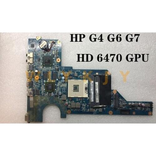 636375-001 650199-001 DA0R13MB6E0 Laptop Motherboard For HP Pavilion G4 G6 G7 MAIN BOARD HM65 DDR3 HD6470 GPU to test 100% work