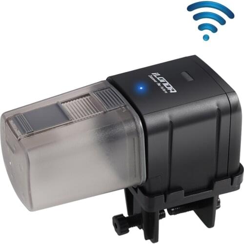 Fish TanK Automatic WiFi Control Fish Feeder Adjustable Food Dispenser NEW