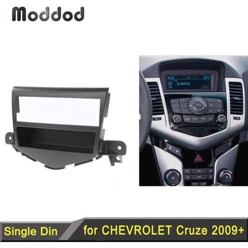 Din Audio Fascia for CHEVROLET Cruze 2009-2012 w/pocket Radio CD GPS DVD Stereo CD Panel Dash Mount Installation Trim Kit Frame
