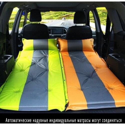 Automobile multifunctional automatic air mattress SUV special air sleeping mattress single splicable mattress car travel bed
