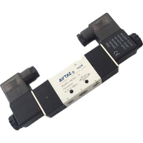 Free shipping pneumatic solenoid valve 1/4" 4V220-08 ,220VAC 24VDC ,Pneumatic parts ,air valve