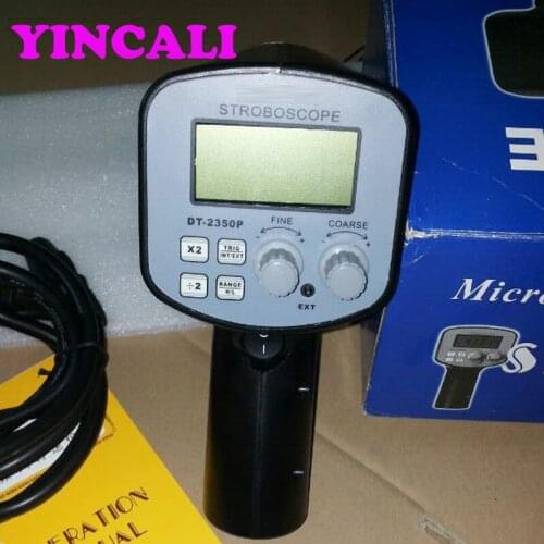 Fast Shipping Digital Stroboscope DT-2350PE Fit for Print and Textile Tachometer Strobe Flash Analyzer Meter Range 50~2,000 FPM