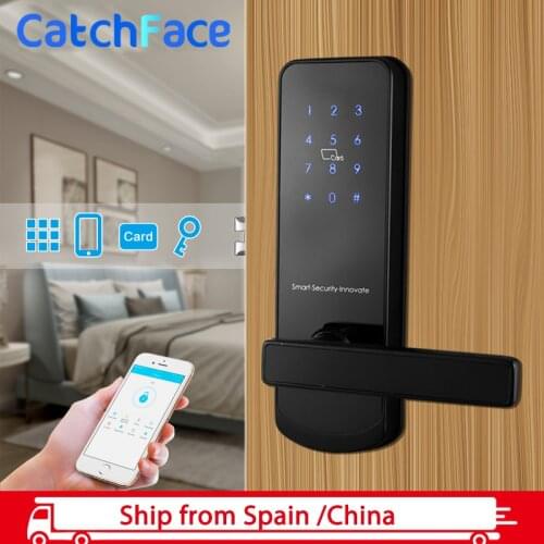 Bluetooth Electronic Door Lock with APP WIFI Smart Touch Screen Lock Digital Safe Code Keypad Deadbolt For Home Hotel Apartment