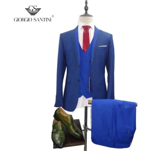 Мужские классические костюмы GIORGIO SANTINI China At AliExpress