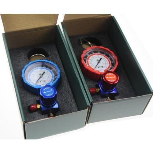 HS-468AH HS-468AL Freon Refrigerant one way manifold gauge for Car AC Airconditioning Conditioner R410A R32