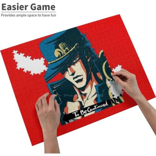 Jotaro Kujo - JojoS Bizarre Adventure - Manga Jigsaw Puzzle Game Wooden Toys Assembling Picture Games Toys Jotaro Kujo Jojos