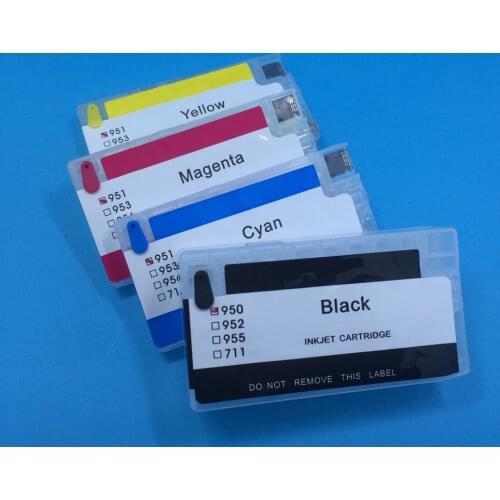 YOTAT Refillable Ink cartridge for HP950 HP951 HP 950 951 Officejet Pro 8100 8600 8610 8620 8630 8660 8615 8625 251dw 276dw