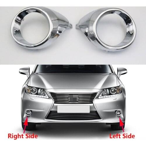 Left Right Side Car Front Fog Light Lamp Cover Cap Hood Trim Bezel 81481-33040 For Lexus ES250 ES350 ES300H 2013 2014