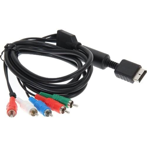 New 1.8m/6FT HDTV AV Audio Video Cable AV A/V Component Cable Cord Wire For Sony PlayStation 2 3 PS2 PS3