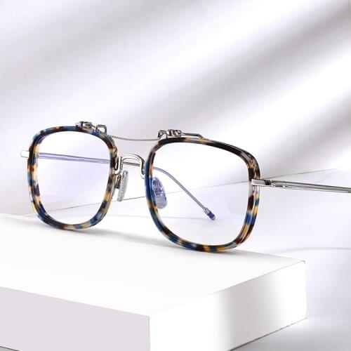 2020 New Alloy Glasses Frame Men pilot Prescription Myopia Optical Eyeglasses Frame Women Tom Luxury Brand Eyewear TB816