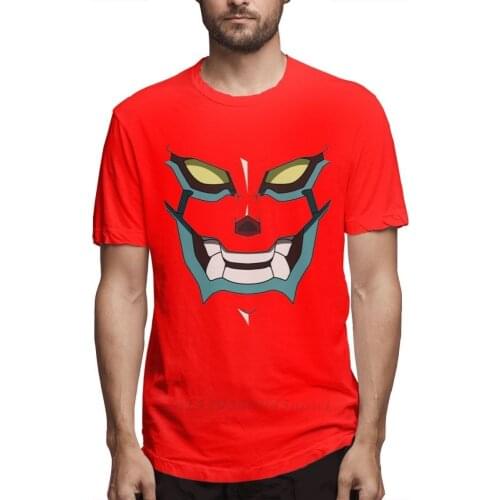 Novelty Tengen Toppa Gurren Lagann T Shirt Punk Rock Mens Tshirt Man Anime Cartoon 100% Cotton Plus Size T-Shirt