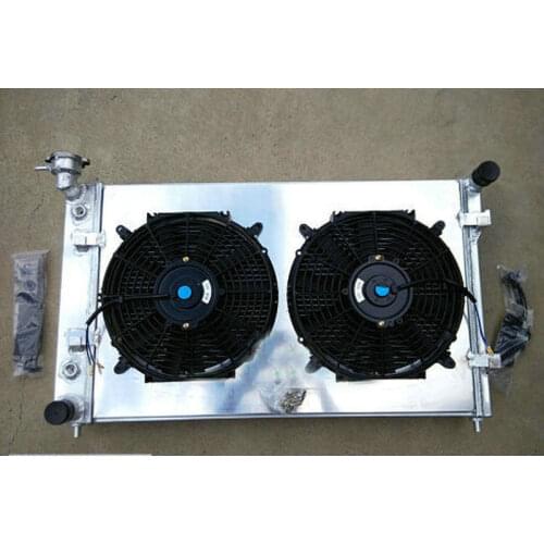 NEW Aluminum Radiator+Shroud+Fans For Holden Commodore VY 6cyl 52mm V6 2002-2004 2002 2003 2004