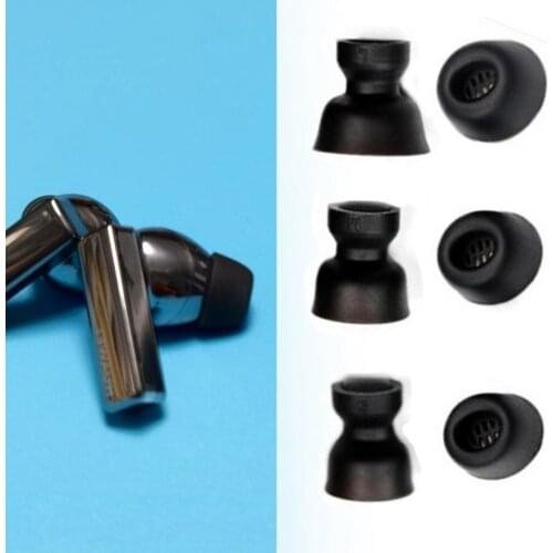Anti-slip Silicone Earbuds Cover Eartips Replaceable Earplug In-ear Earphone Tips for Huawei Freebuds Pro