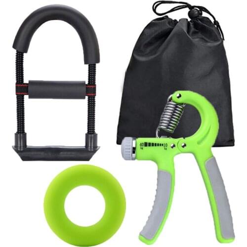 Arm Wrist Exerciser Hand Strengthener Sports Gym Comprehensive Fitness Power Ring Muscle Recovery Rehabilitation Finger Pow Set