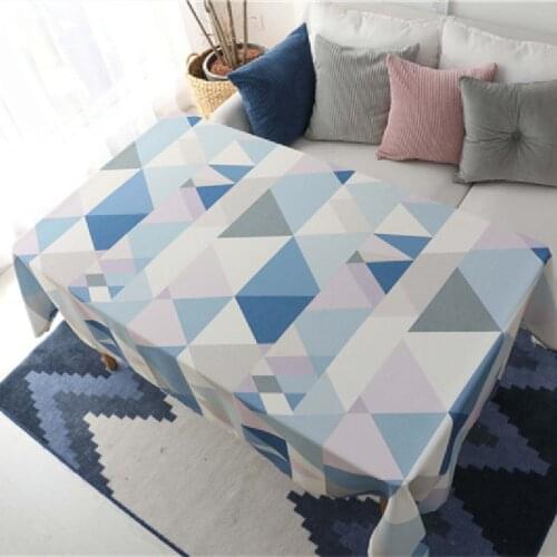 Geometric Table Cloth Water Simplicity Fashion Proof Rectangle Dining Wedding Birthday Party Kitchen Tablecloth mantel mesa