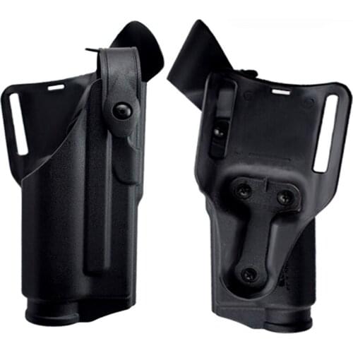 Tactical Glock 17 19 22 23 31 32 Army Airsoft Pistol Belt Holster With Flashlight Glock Pistol Accessories Gun Case Right Hand