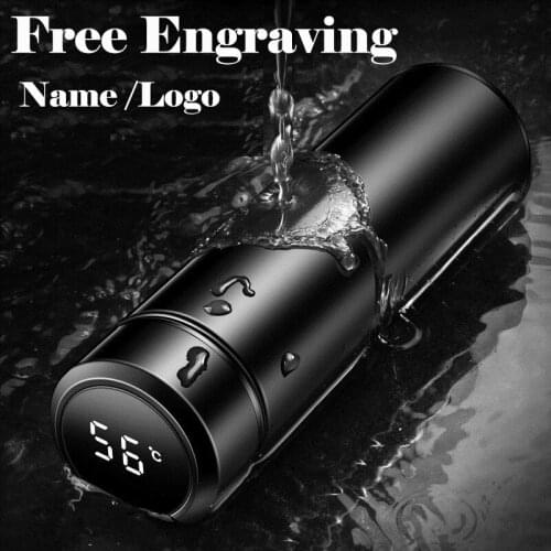 Smart Insulation Male and Female Portable Students High-End Simple Bottle Creative Personalized Trend Bulk Tea Cup Custom logo