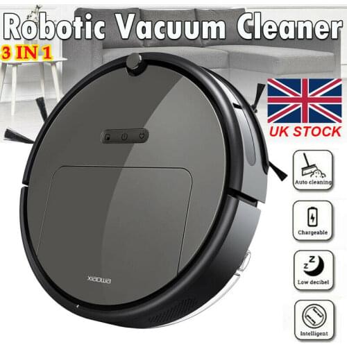 3 IN 1 Smart Robot Vacuum Cleaner Automatic Sweeper Floor Carpet Clean Rechargeable