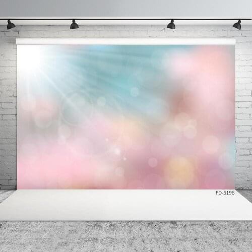 Flare Bokeh Light Photographic Background Vinyl Cloth Prom Backdrops for Children Birthday Baby Shower Photoshoot Photo Studio