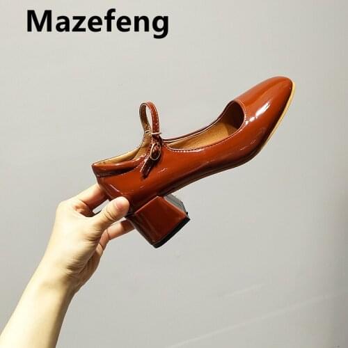 WHOHOLL Leather Pumps