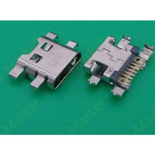 10pcs/lot For LG M160 K4 2017 K580 X-Cam M200N K8 Dock plug Mini micro Charging jack socket Connector Port repair
